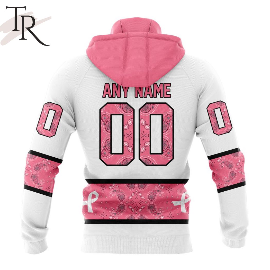 New 2025 NEW] Personalized NHL Nashville Predators In Classic Style With Paisley! IN OCTOBER WE WEAR PINK BREAST CANCER Custom Hoodie - Image 5